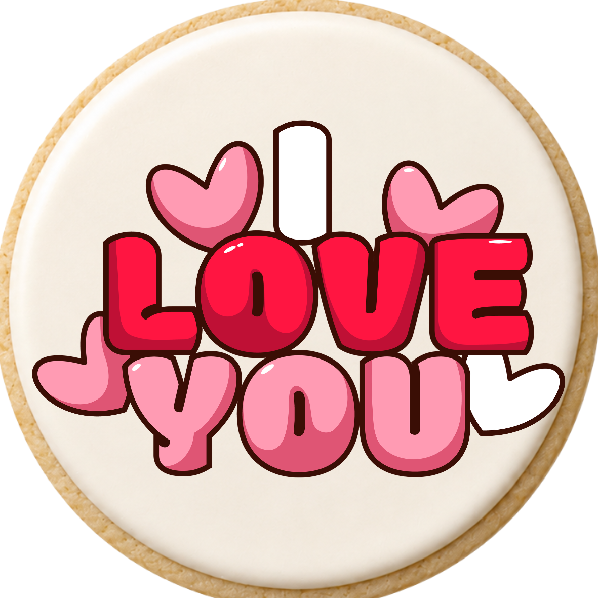 I Love You: Bubble Letters