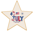 4th of July Fireworks Star Cookie