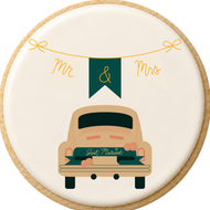 Just Married Drive Away!