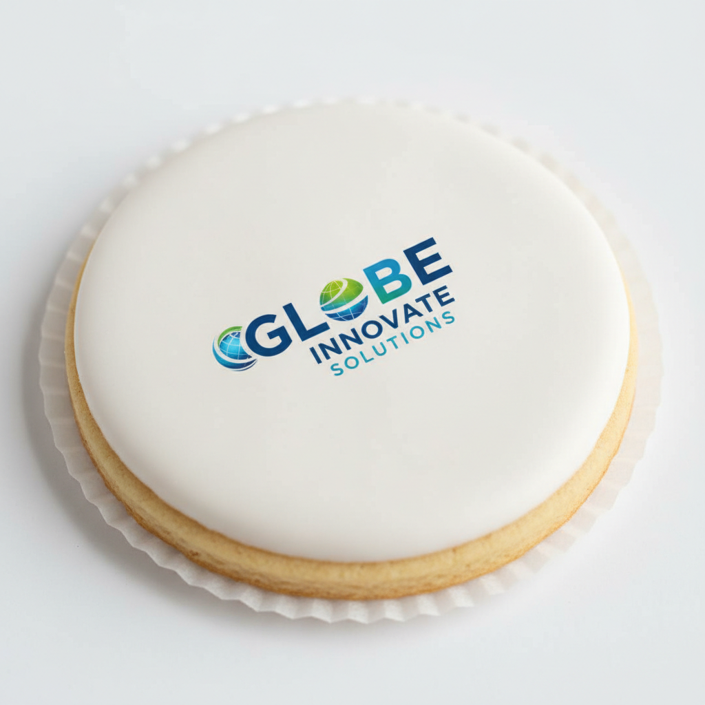 Custom Sugar Cookie with Company Logo
